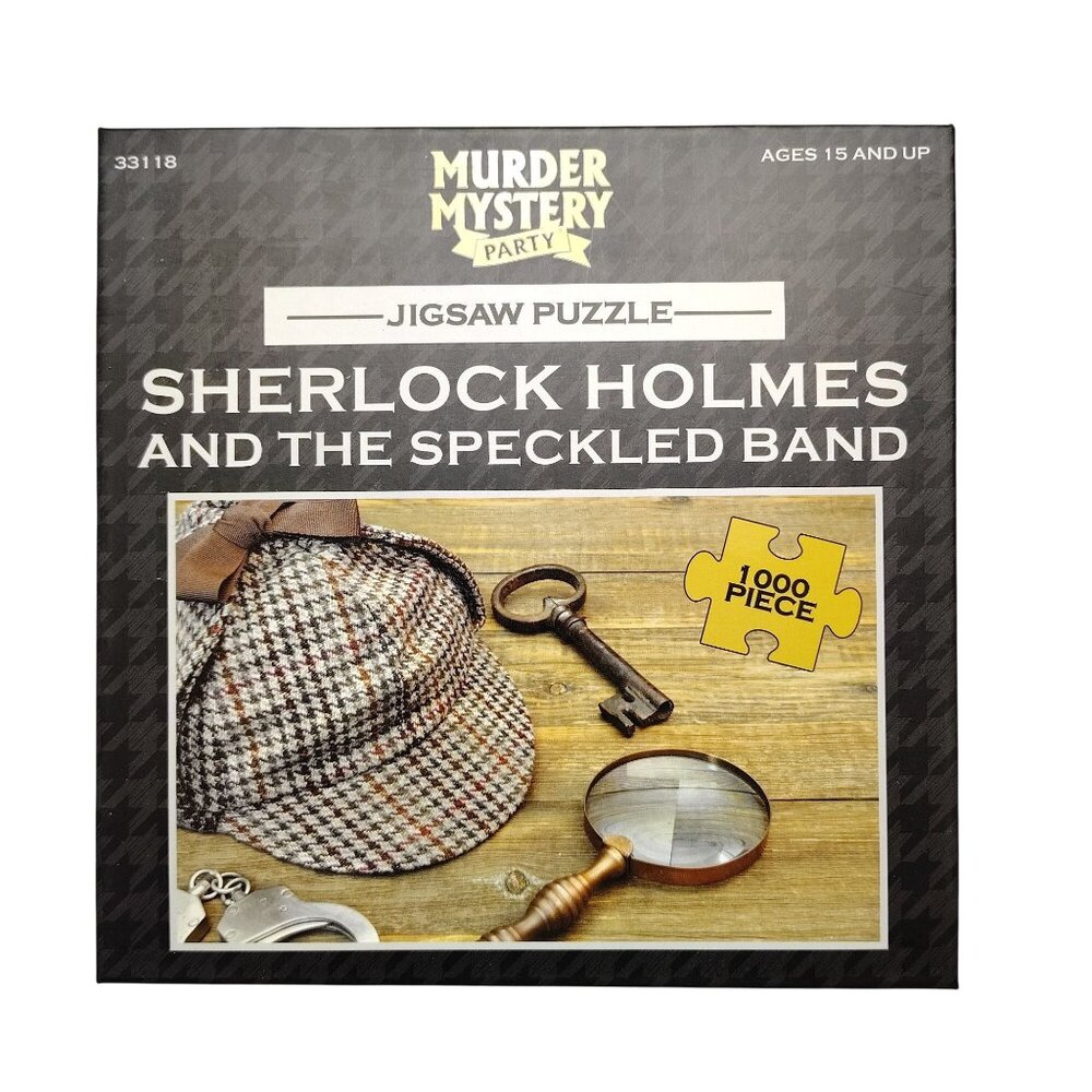Sherlock Holmes and The Speckled Band 1000-Piece Jigsaw Puzzle